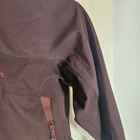 Arc'teryx Windstopper Jacket Women's Medium 8-10 Maroon Burgundy Softshell - Picture 3 of 8